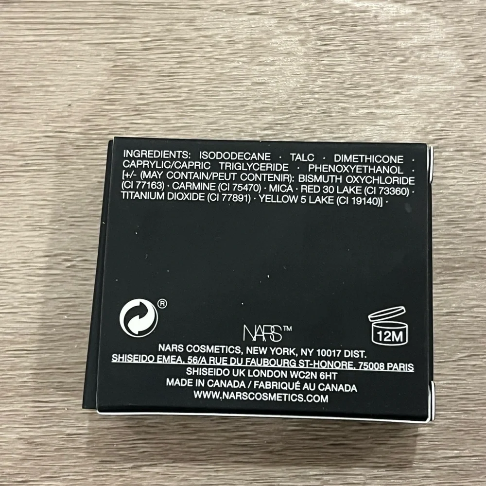 NARS Orgasm X Blush Travel Size New in Box 2.5g/0.08oz *WITH TALC*
